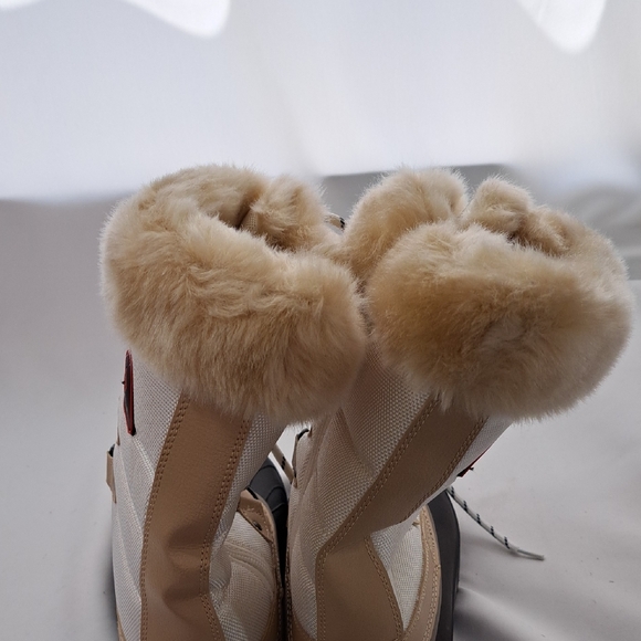Dream Pairs Women's Winter Boots with Faux Fur in Tan and Black - Picture 12 of 16